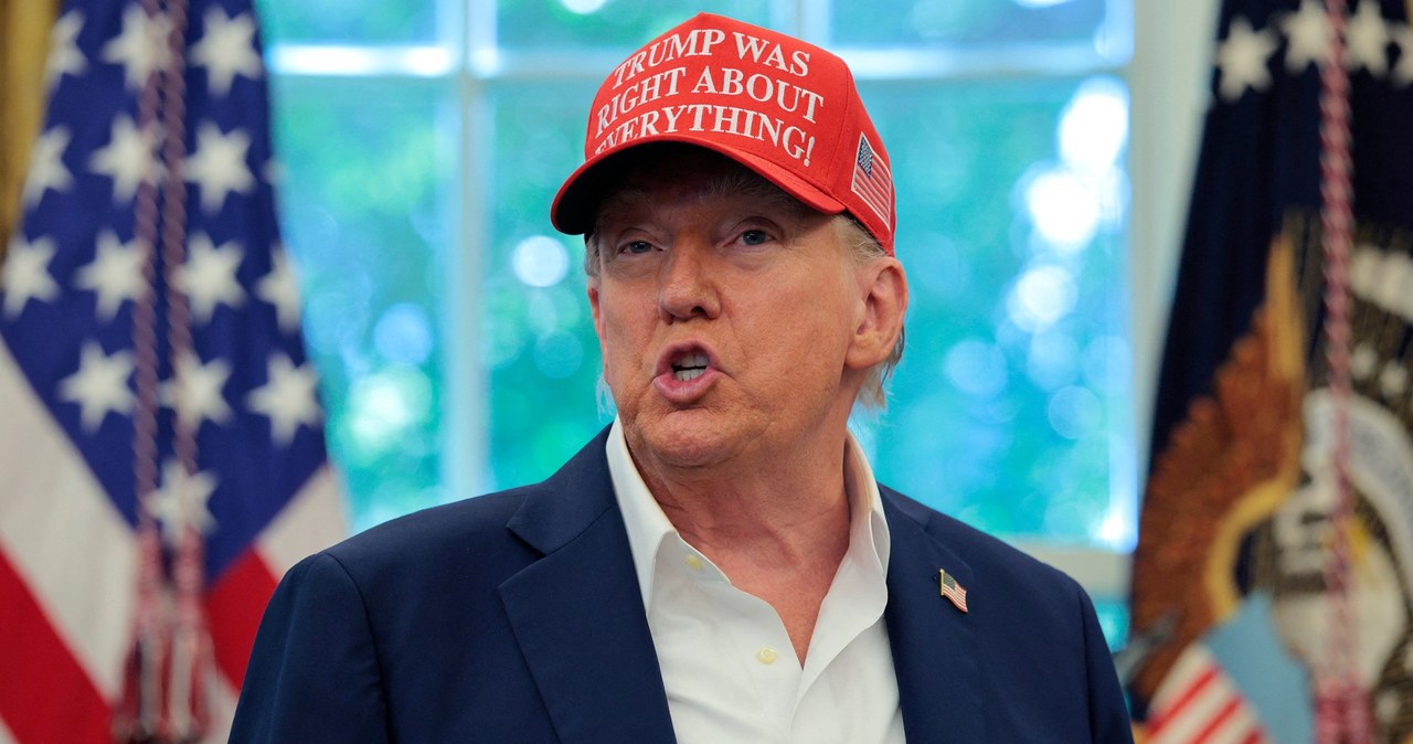 Prezydent Donald Trump. /Chip Somodevilla/Getty Images /AFP