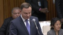 Prezydent Duda o uchodźstwie i kryzysie imigracyjnym na szczycie ONZ