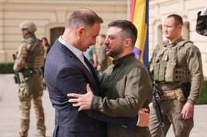 Prezydent Duda w Kijowie. Do Ukrainy przybył na zaproszenie Zełenskiego