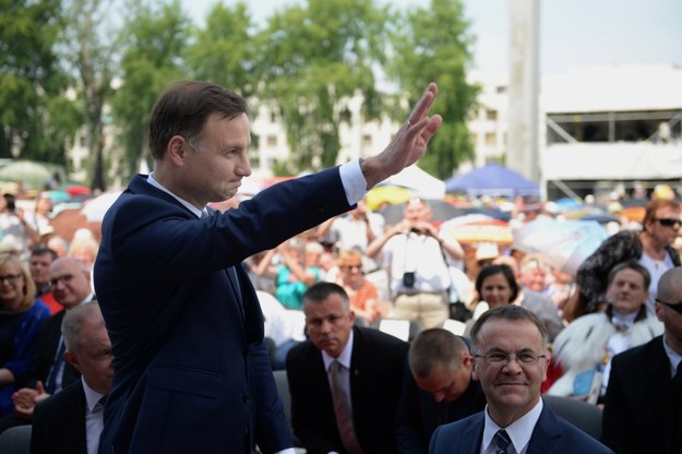 Prezydent elekt Andrzej Duda /Jacek Turczyk /PAP
