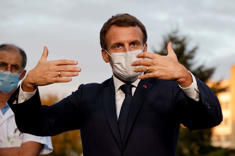 Prezydent Emmanuel Macron /AFP