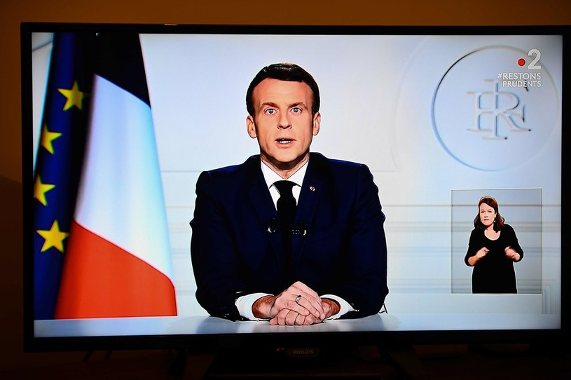 Prezydent Emmanuel Macron /AFP