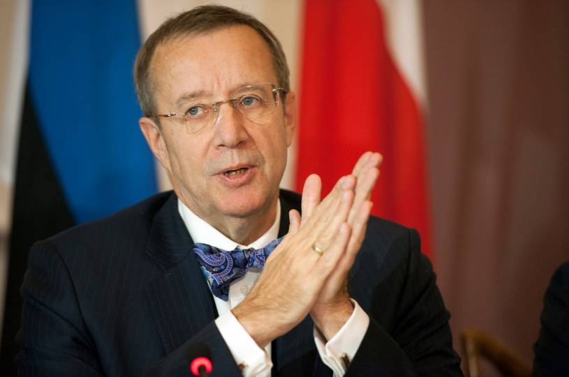 Prezydent Estonii Toomas Hendrik Ilves /AFP