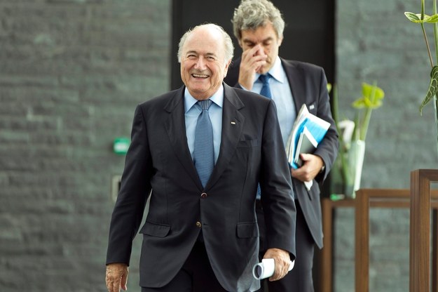 Prezydent FIFA Joseph Blatter /Alessandro della Bella /PAP/EPA