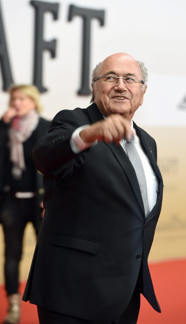 Prezydent FIFA Sepp Blatter /JENS KALAENE  /PAP/EPA