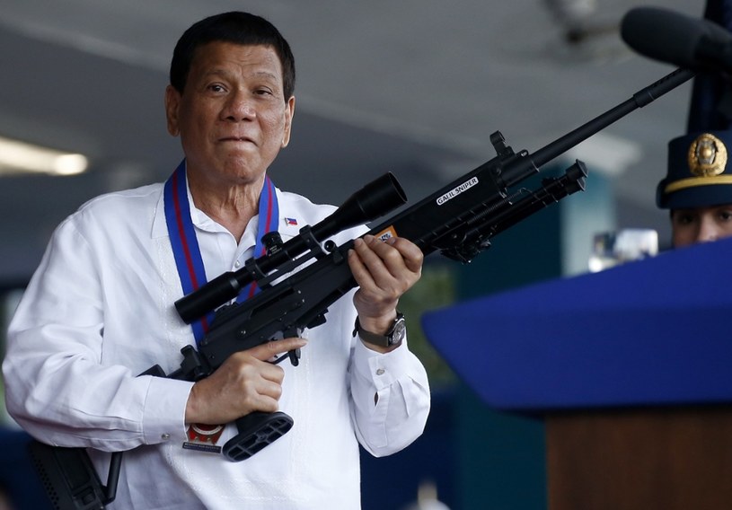 Prezydent Filipin - Rodrigo Duterte /East News