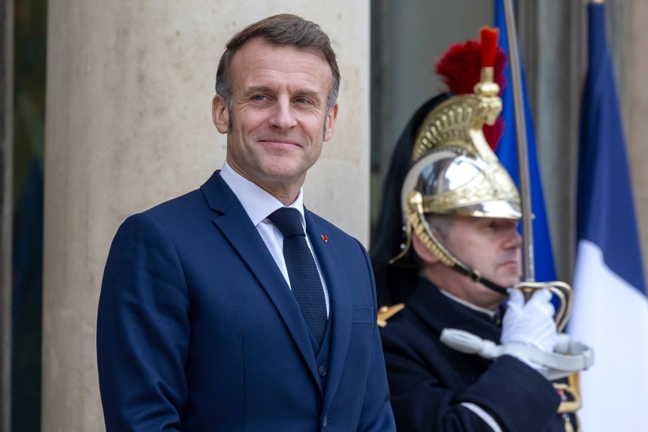 Prezydent Francji Emmanuel Macron (zdjęcie poglądowe) //CHRISTOPHE PETIT TESSON /PAP/EPA