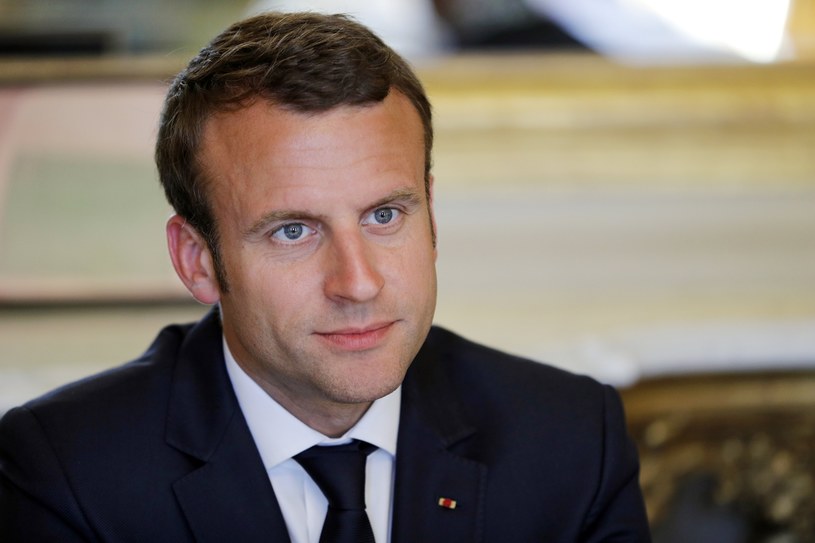 Prezydent Francji Emmanuel Macron /PHILIPPE WOJAZER /PAP