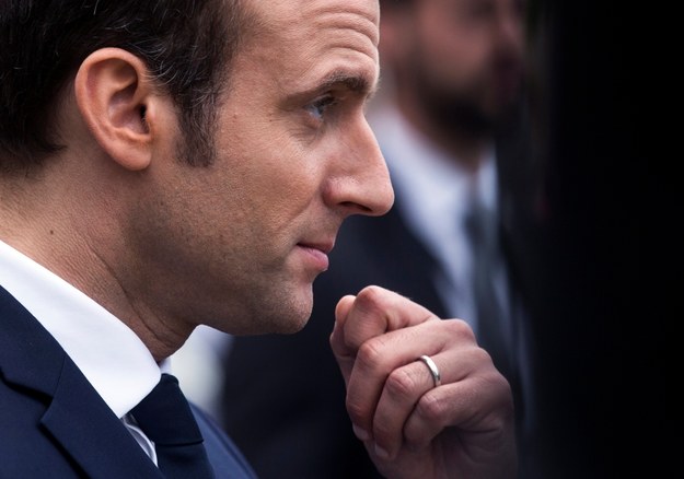 Prezydent Francji Emmanuel Macron /ETIENNE LAURENT /PAP/EPA