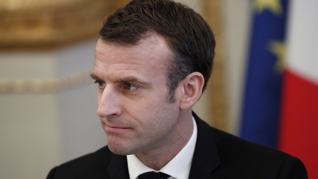 Prezydent Francji Emmanuel Macron /YOAN VALAT / POOL /PAP/EPA