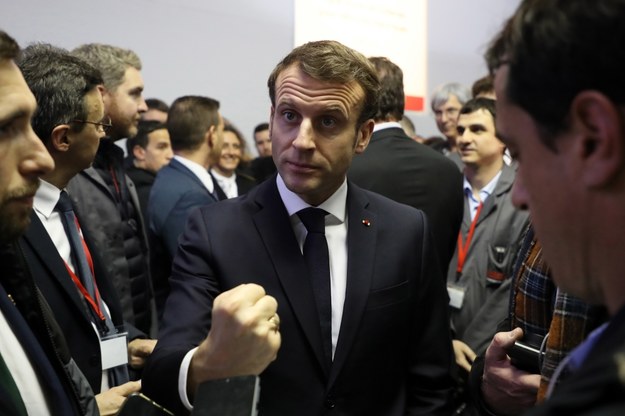 Prezydent Francji Emmanuel Macron /LUDOVIC MARIN /PAP/EPA