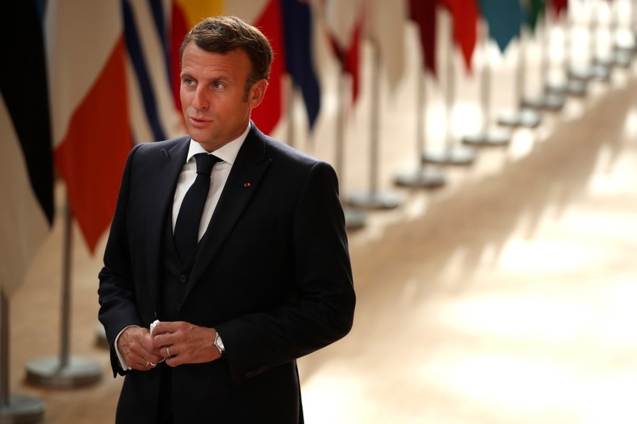 Prezydent Francji Emmanuel Macron /FRANCISCO / POOL /PAP/EPA
