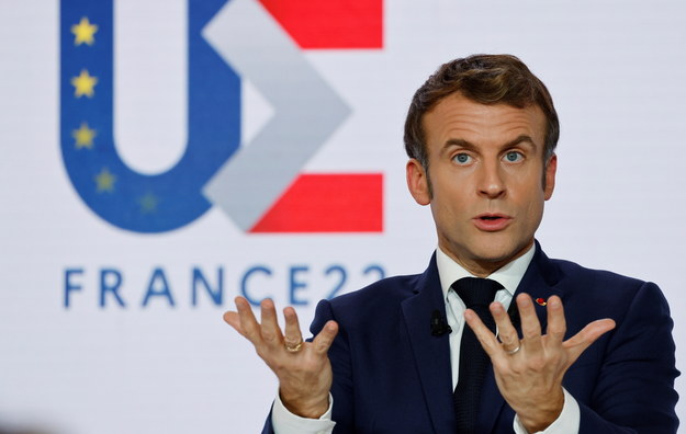 Prezydent Francji Emmanuel Macron /LUDOVIC MARIN /PAP/EPA