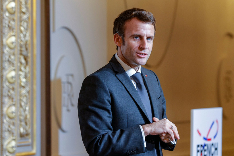 Prezydent Francji Emmanuel Macron /GEOFFROY VAN DER HASSELT/AFP/East News /East News