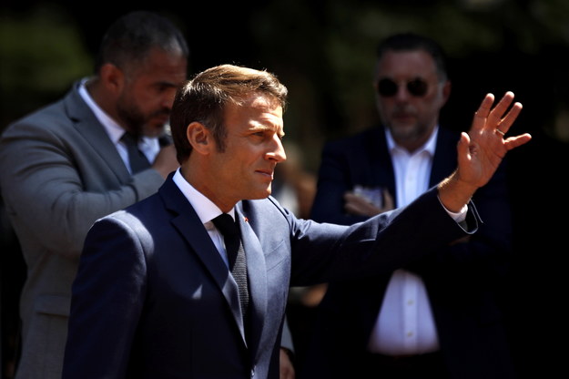 Prezydent Francji Emmanuel Macron /MOHAMMED BADRA /PAP/EPA