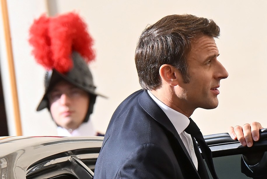 Prezydent Francji Emmanuel Macron. /ETTORE FERRARI /PAP/EPA