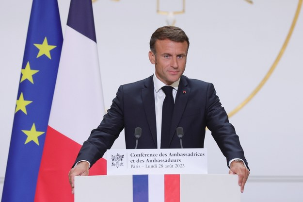 Prezydent Francji Emmanuel Macron. /Teresa Suarez / POOL /PAP/EPA