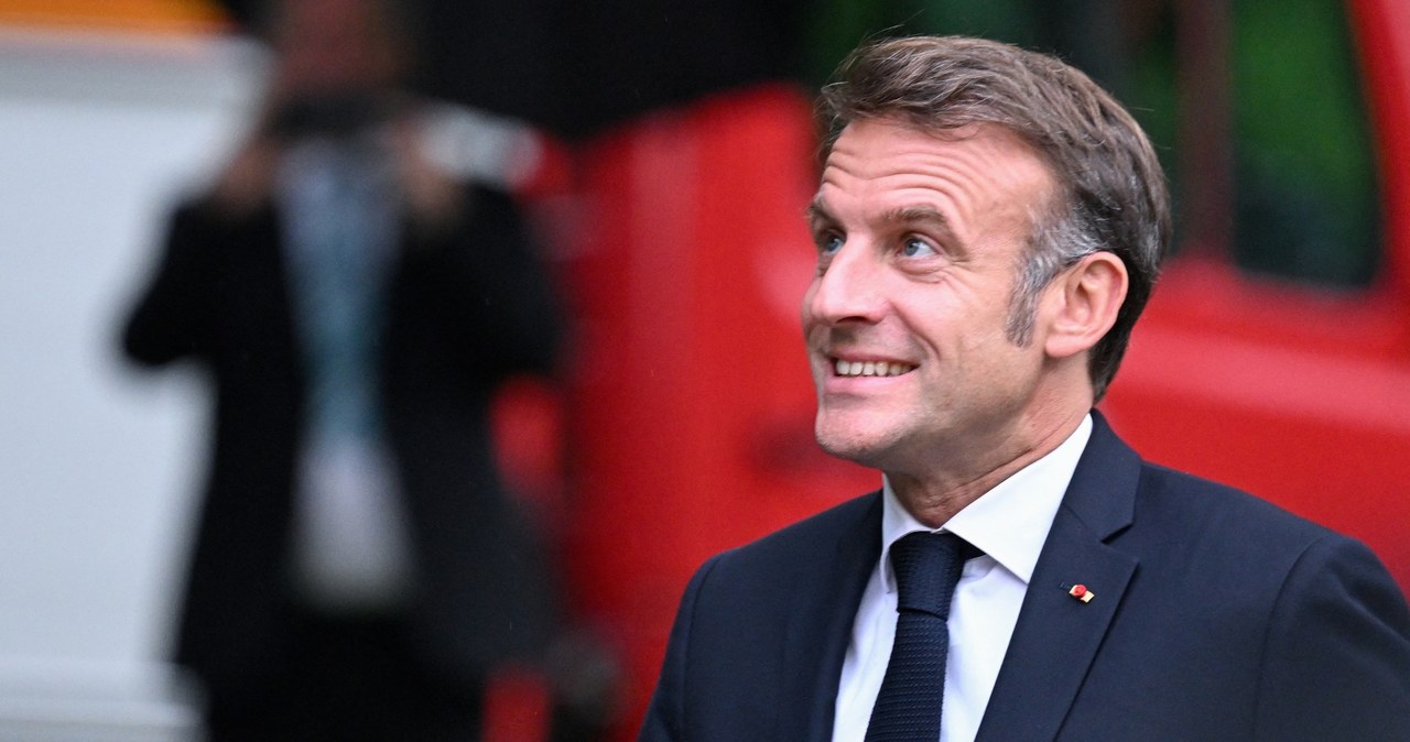 Prezydent Francji Emmanuel Macron /RALF HIRSCHBERGER / AFP /AFP
