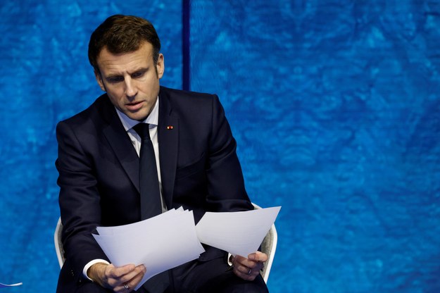 Prezydent Francji Emmanuelle Macron /PAP/EPA