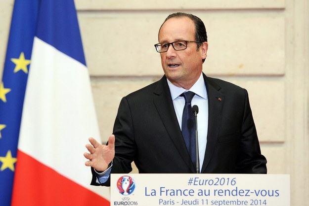 Prezydent Francji Francois Hollande /STEPHANE DE SAKUTIN - POOL /PAP/EPA