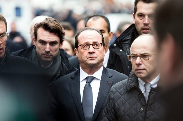 Prezydent Francji Francois Hollande /ETIENNE LAURENT /PAP/EPA