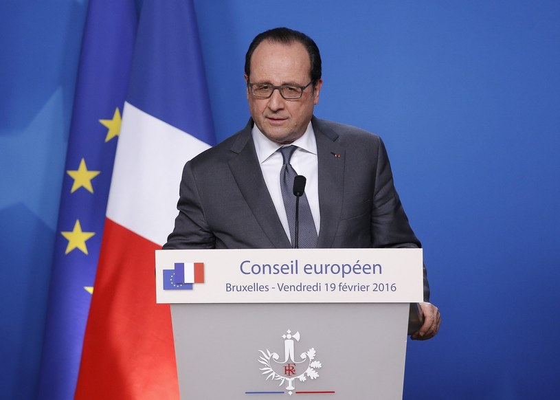 Prezydent Francji Francois Hollande /PAP/EPA