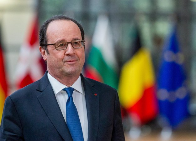 Prezydent Francji Francois Hollande /STEPHANIE LECOCQ  /PAP/EPA