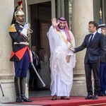 Prezydent Francji przyjął w Pałacu Elizejskim saudyjskiego następcę tronu