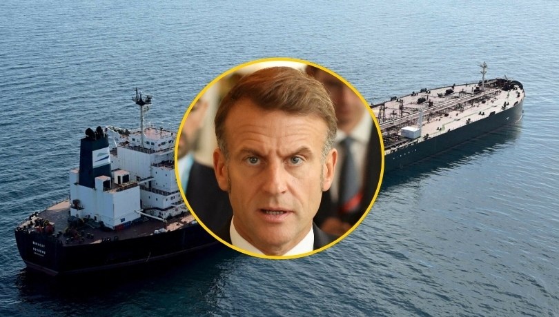 Prezydent Francji wezwał Europę do powstrzymania rosyjskiej floty cieni /DAMIEN MEYER/LUDOVIC MARIN/AFP /East News