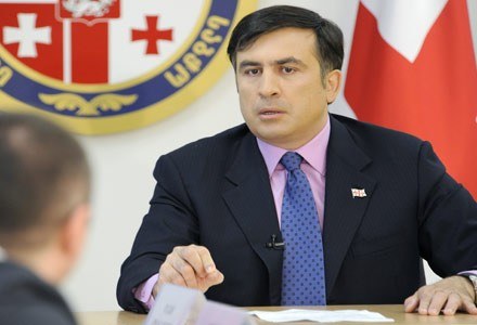 Prezydent Gruzji, Michaił Saakaszwili /AFP