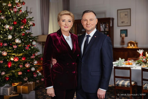 Prezydent i pierwsza dama złożyli świąteczne życzenia