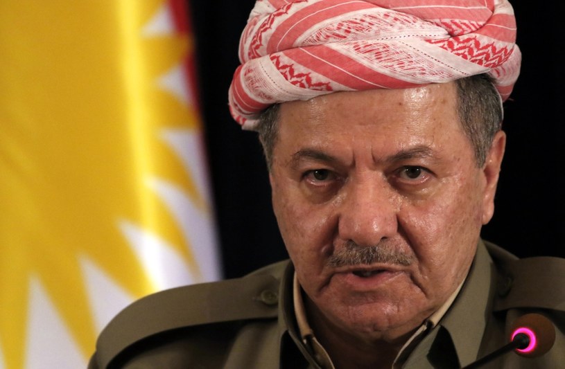 Prezydent irackiego Kurdystanu Masud Barzani /SAFIN HAMED /AFP