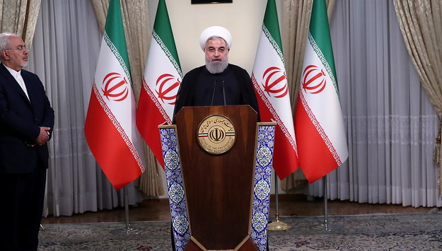 Prezydent Iranu Hasan Rouhani /PAP/EPA