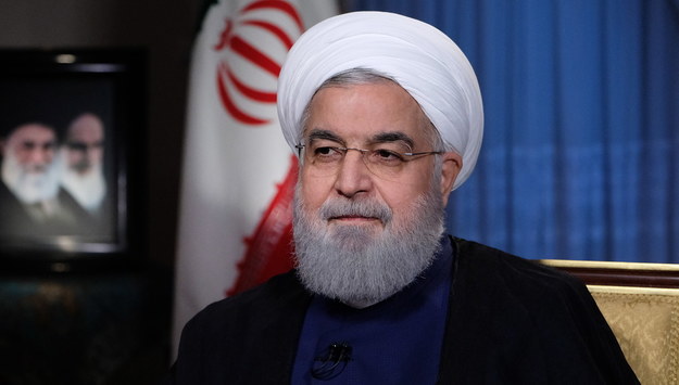 Prezydent Iranu Hasan Rowhani /PRESIDENTIAL OFFICE HANDOUT HANDOUT /PAP/EPA
