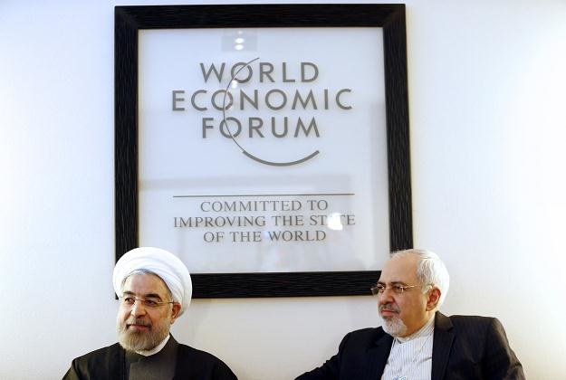 Prezydent Iranu Hassan Rohani i minister spraw zagranicznych Mohammad Javad Zarif /AFP