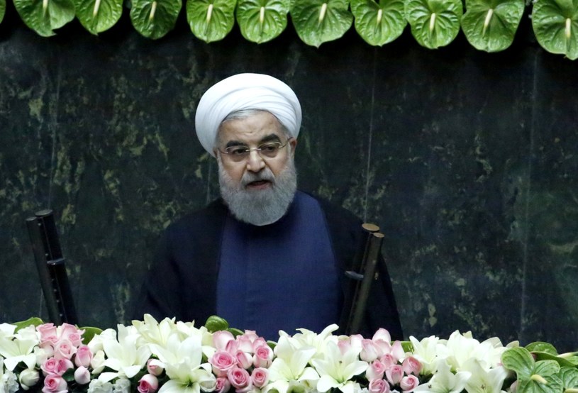 Prezydent Iranu Hassan Rouhani /ATTA KENARE /AFP