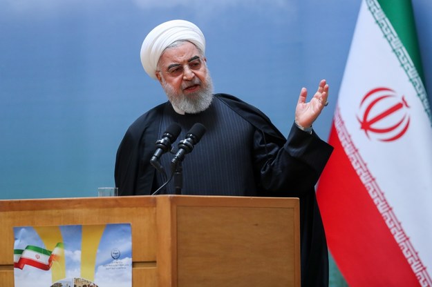 Prezydent Iranu Hassan Rouhani /IRAN'S PRESIDENT OFFICE HANDOUT /PAP/EPA