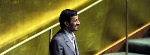 Prezydent Iranu Mahmud Ahmadineżad /JUSTIN LANE /PAP/EPA