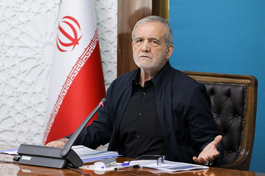 Prezydent Iranu Masud Pezeszkian /Rex Features/East News /East News