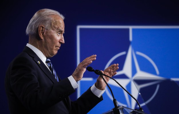 Prezydent Joe Biden na szczycie NATO w czerwcu zeszłego roku /OLIVIER HOSLET /PAP/EPA