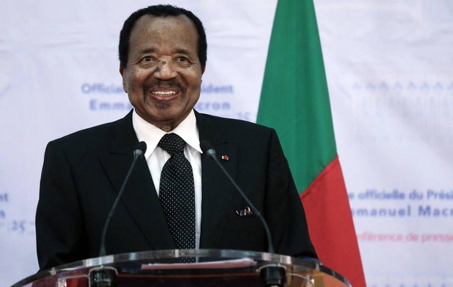 Prezydent Kamerunu Paul Biya na zdjęciu w 2022 r. /Lemouton Stephane/Pool/ABACA  /PAP/Abaca