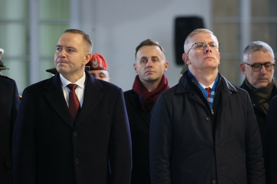 Prezydent Karol Nawrocki i szef BBN Sławomir Cenckiewicz /Wojciech Olkusnik/East News  /East News