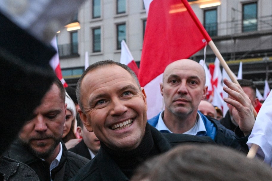Prezydent Karol Nawrocki na Marszu Niepodległości /Radek Pietruszka /PAP