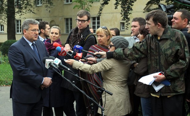Prezydent Komorowski oddał głos w wyborach
