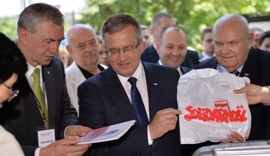 Prezydent Komorowski w Nowej Hucie