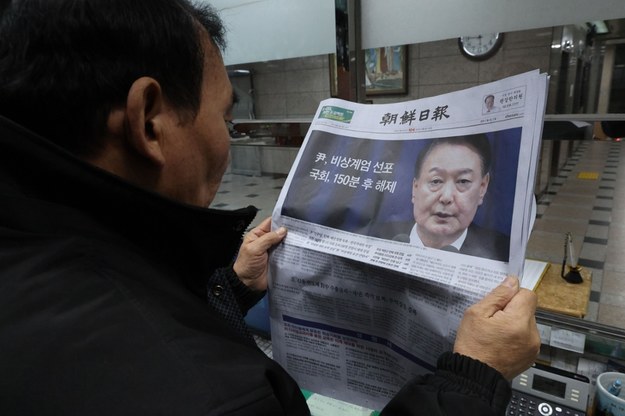 Prezydent Korei Południowej Jun Suk Jeol /Han Myung-Gu /PAP/EPA