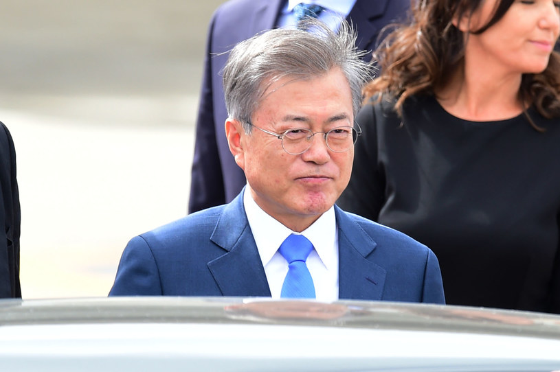 Prezydent Korei Południowej Mun Dze In /MARTIN BERNETTI / AFP /AFP