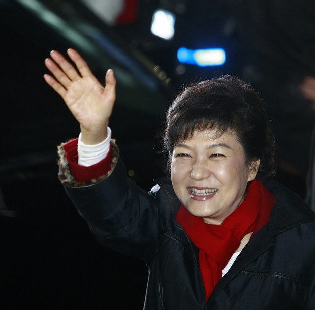 Prezydent Korei Południowej Park Geun Hie /KIM HEE-CHUL /PAP/EPA