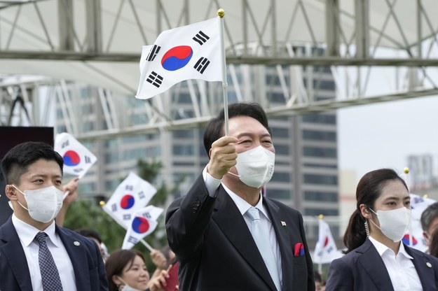 Prezydent Korei Południowej Yoon Seuk-Yeol /AHN YOUNG-JOON / POOL  /PAP/EPA