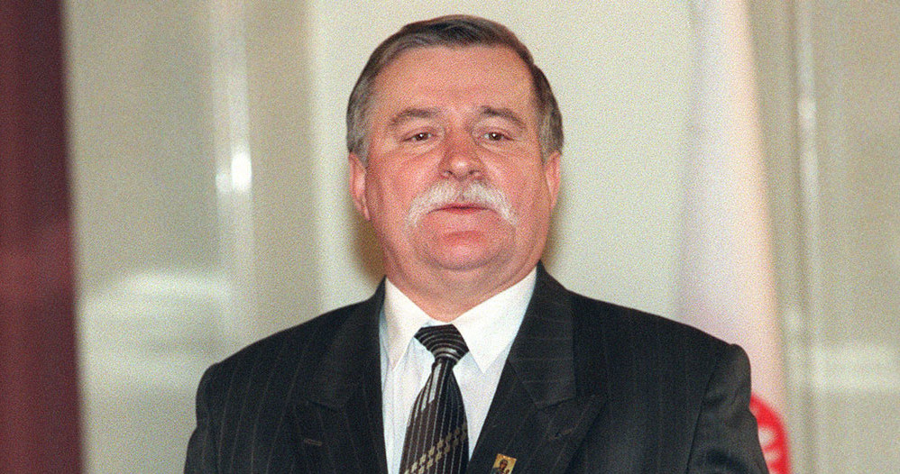 Prezydent Lech Wałęsa w 1995 roku /AFP